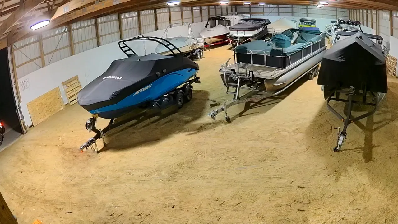 All sizes and types of boats and trailers can be accommodated