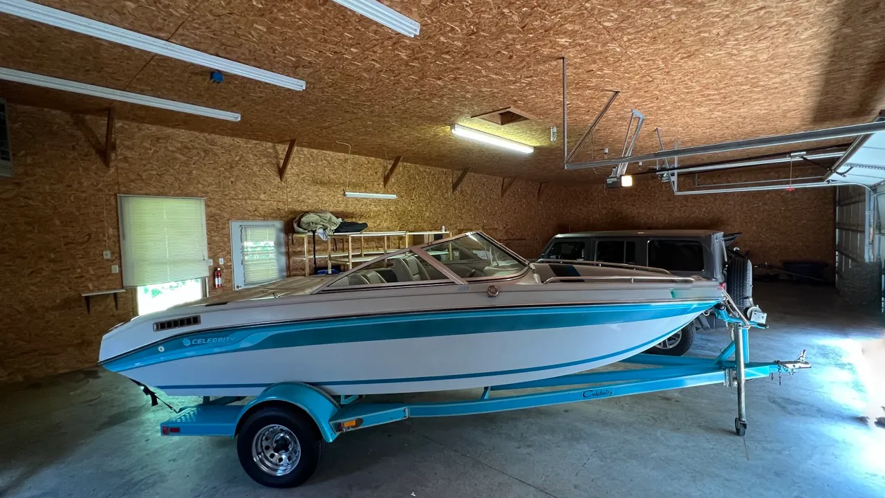 Concrete garage can also accommodate all sizes and types of boats and trailers